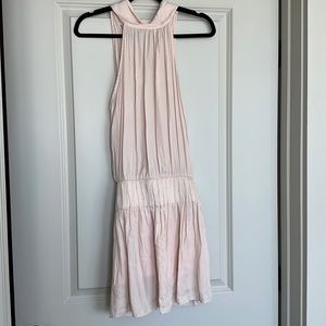Baby pink dress with waistband